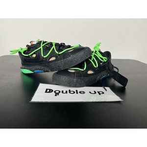 Nike Blazer Low Off White Black Blue Green Men Size 7.5 Women Size 9